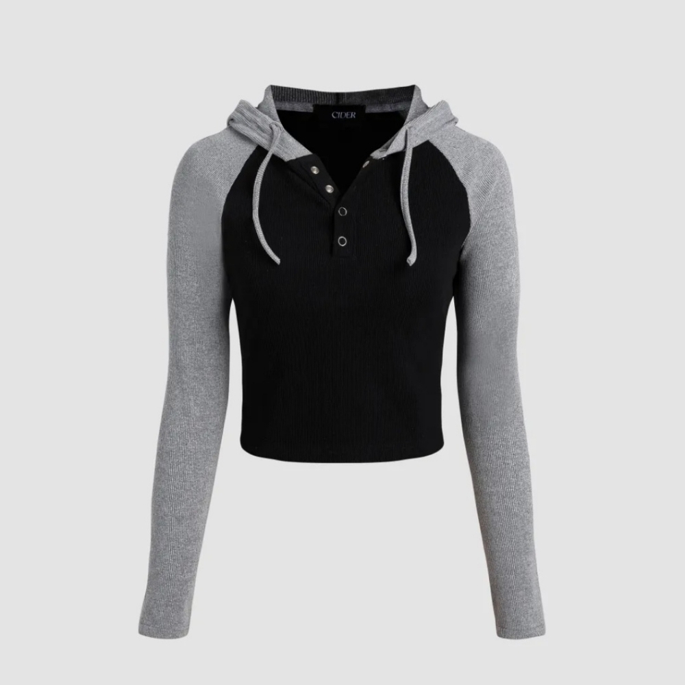 Cropped Pullover Sweatshirt